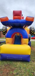 20230519 095910 1684899096 Monster Truck Super Stomper Bounce House With Slide