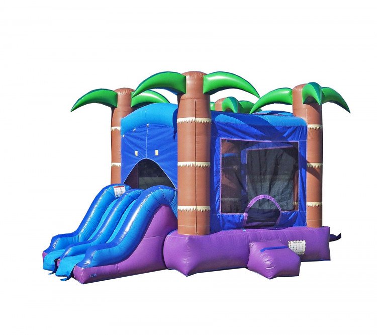 Enchanted Forest Bounce House With Slide