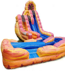 20' Fire & Ice Water Slide