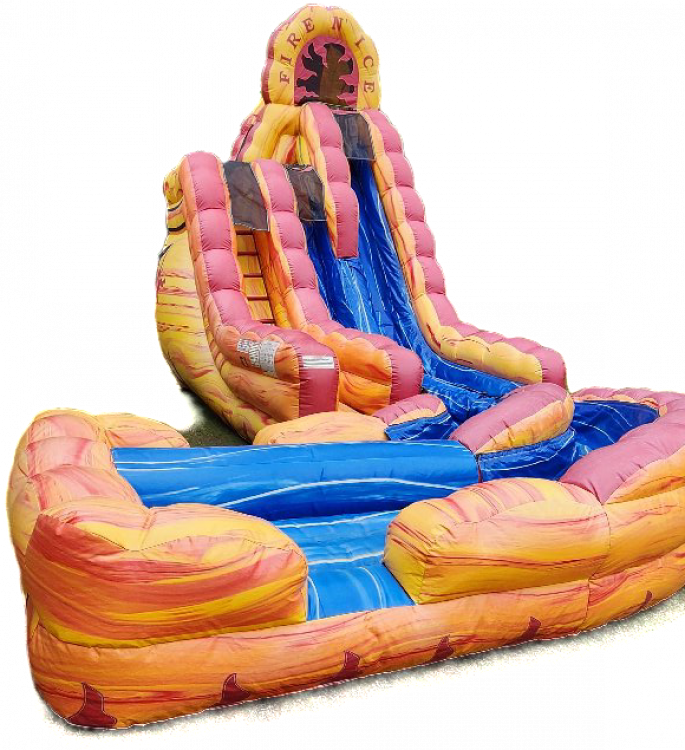 20' Fire & Ice Water Slide