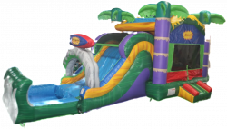 Maui Wave Bounce House with Slide