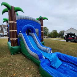 20231031 105324 1712263430 Tropical Crush Wet/Dry Bounce House With Slide And Pool