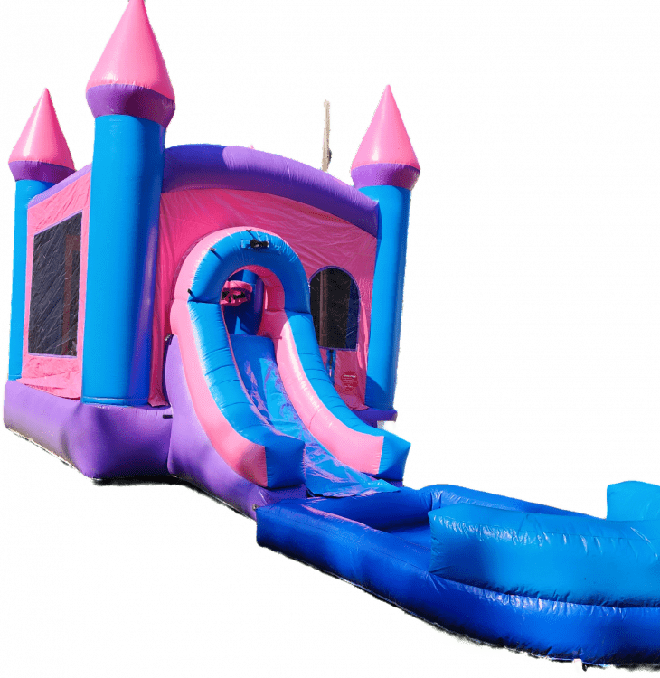 Princess Castle Bounce House With Slide And Pool